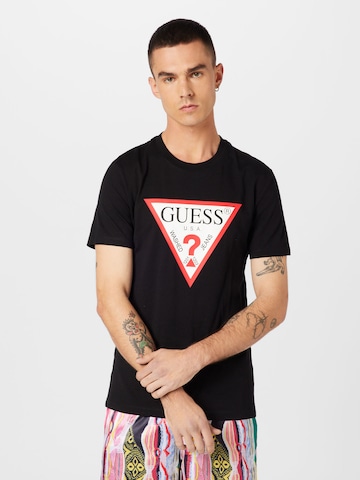 GUESS Shirt in Zwart: voorkant