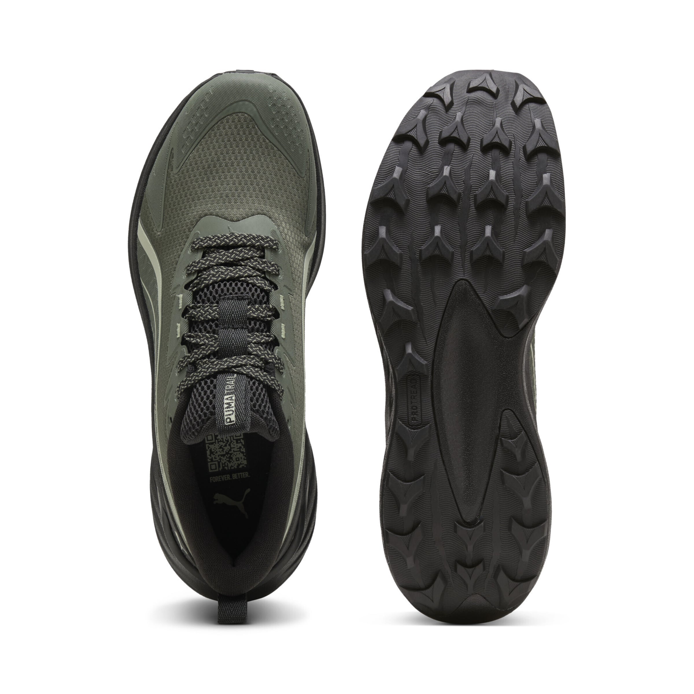 Baskets basses PUMA en vert