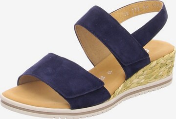 GABOR Sandals in Blue: front