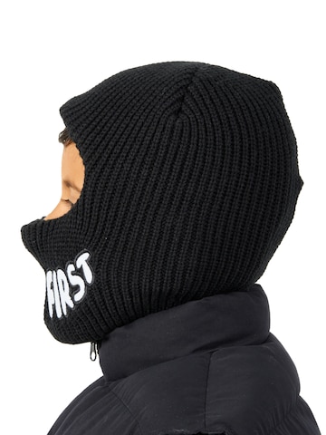 Bonnet 'Big Smile Balaclava' FAMILY 1ST FAMILY 4EVER en noir