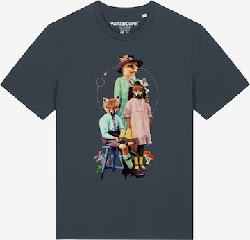 Watapparel Shirt ' Fancy Fox ' in Grey: front