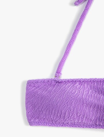 Koton Bandeau Bikinitop in Lila
