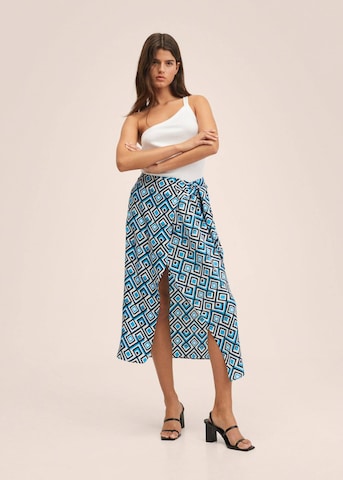 MANGO Skirt 'Cubana' in Blue