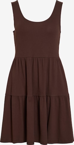 VILA Kleid in Braun: Vorderseite