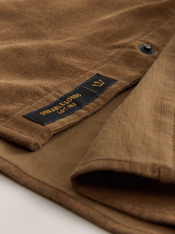 Next Comfort Fit Hemd in Braun