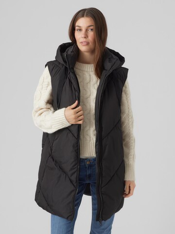 VERO MODA Bodywarmer 'Beverly' in Zwart: voorkant