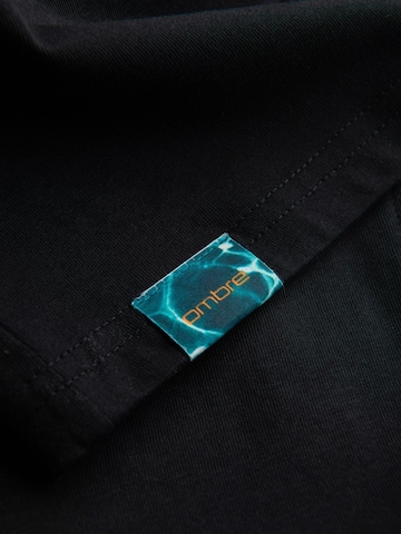 Ombre Shirt in Zwart