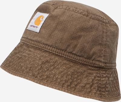 Carhartt WIP Hat 'Wynton' i brun / orange / hvid, Produktvisning