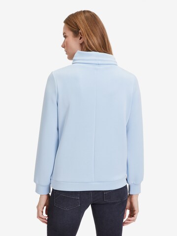 Betty & Co Sweatpullover mit Kragen in Blau