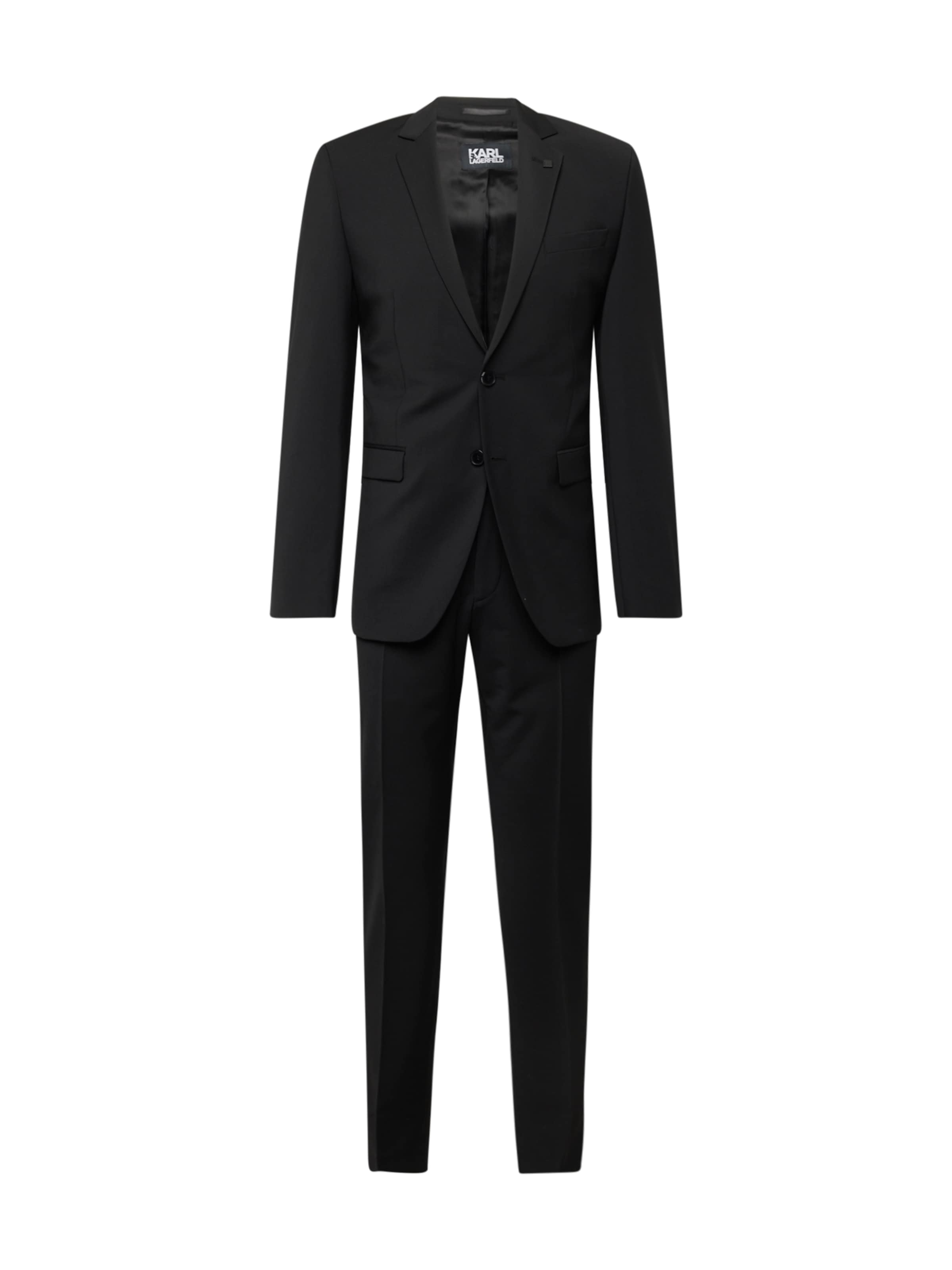Karl Lagerfeld - Traje 'DRIVE' en negro: frente