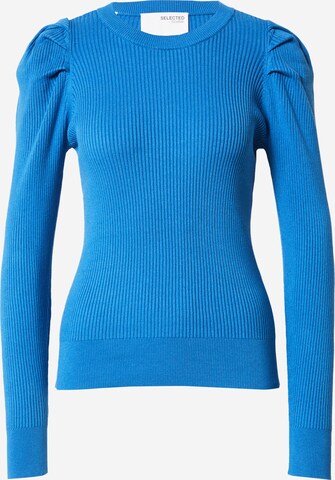 SELECTED FEMME Sweater 'ISLA' in Blue: front