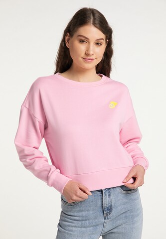 MYMO Sweatshirt in Roze: voorkant