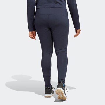 Skinny Pantalon de sport ADIDAS TERREX en bleu