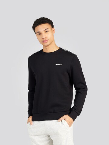 Sweat-shirt 'PARKER' JACK & JONES en noir : devant