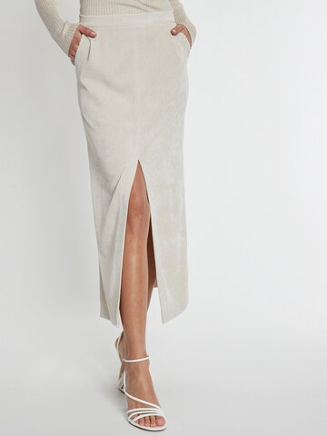 Ana Alcazar Skirt 'Sasli' in Beige: front