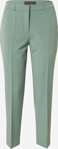 Dorothy Perkins - regular Pantalón de pinzas 'Grazer' en verde: frente