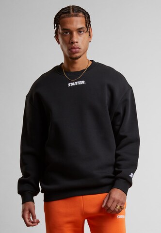 Starter Black Label Sweatshirt 'Essential' in Zwart: voorkant