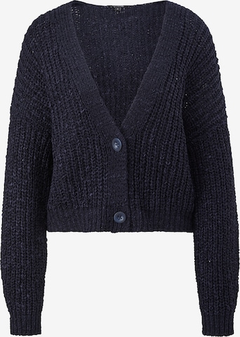 COMMA Knit Cardigan in Blue: front