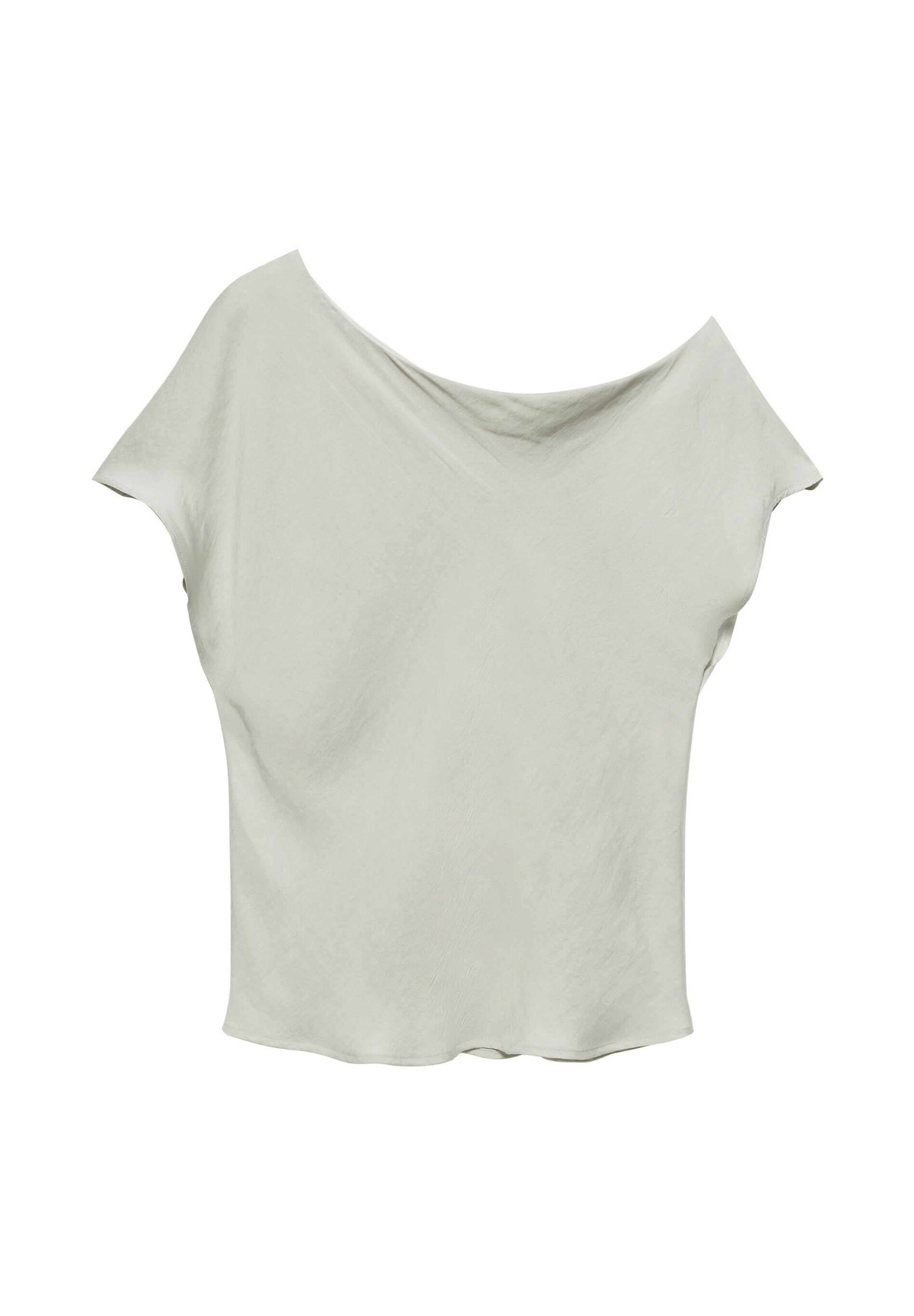 Tricou de la Pull&Bear pe gri: față