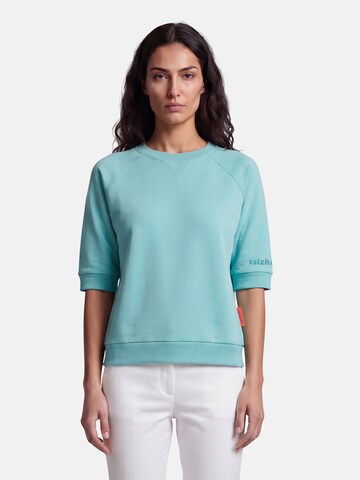 salzhaut Sweatshirt 'BAFF' in Blauw: voorkant