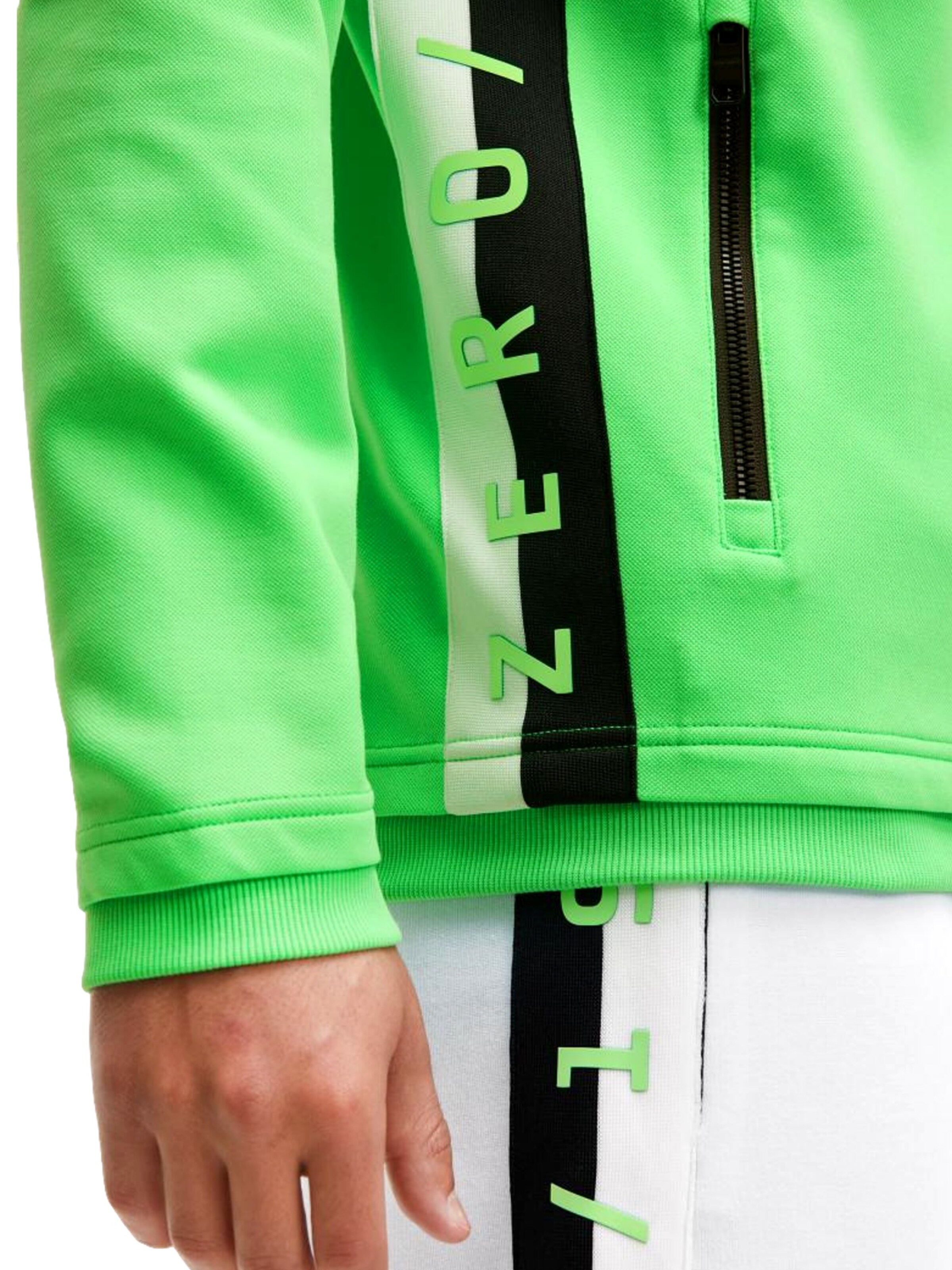 CAMP DAVID Sweatvest 'Game.Set.Match' in Groen