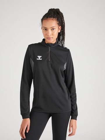 Hummel Sport sweatshirt 'AUTHENTIC' i svart: framsida