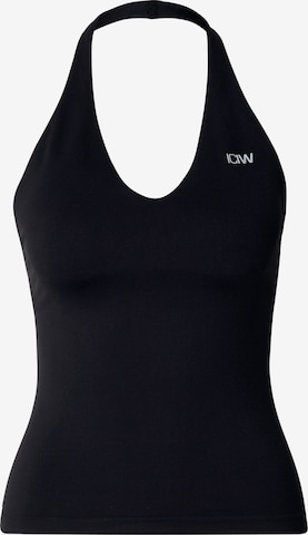 ICANIWILL Спортивный топ 'Define' в Черный: спереди