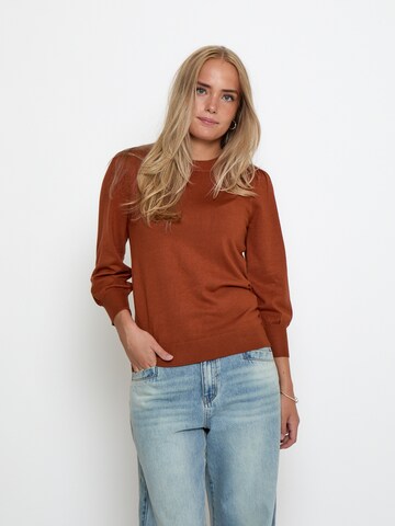 minus Top 'Mersin' in Brown: front