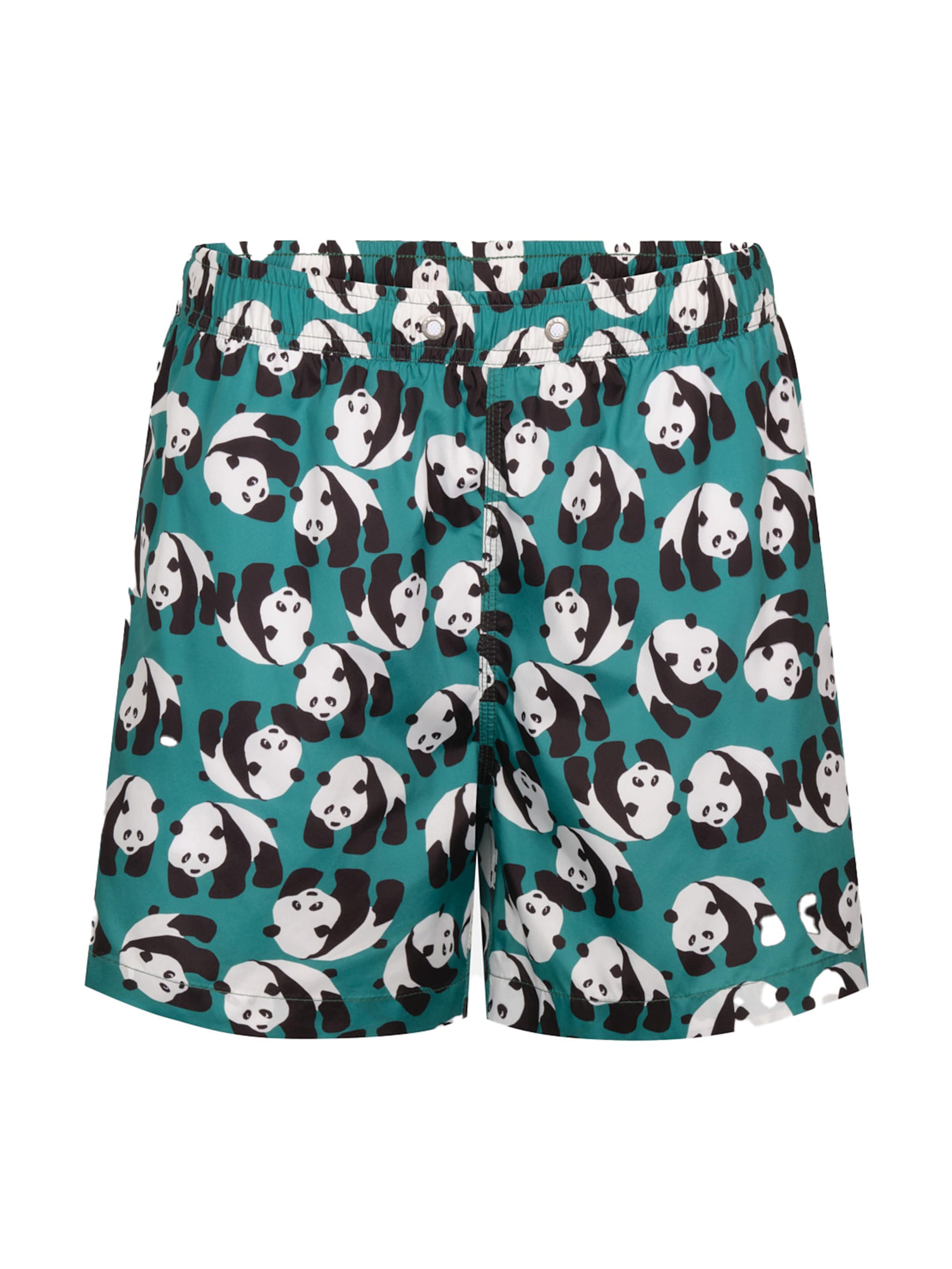 Dagi Badshorts i grön: framsida