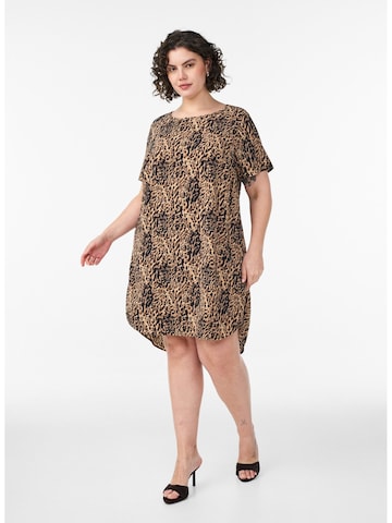 Zizzi Kleid 'Caanni' in Braun