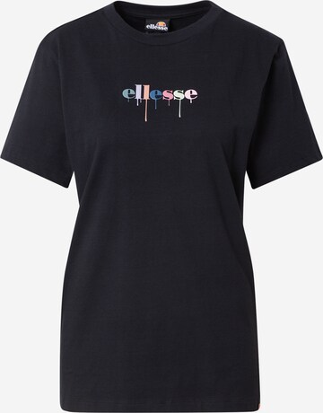 T-shirt fonctionnel ELLESSE en noir : devant