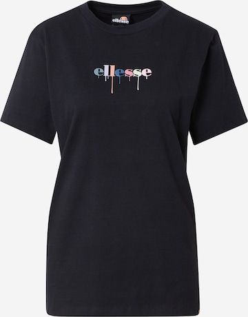 T-shirt fonctionnel ELLESSE en noir : devant