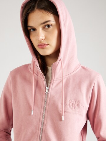 GANT Sweatjacka i rosa