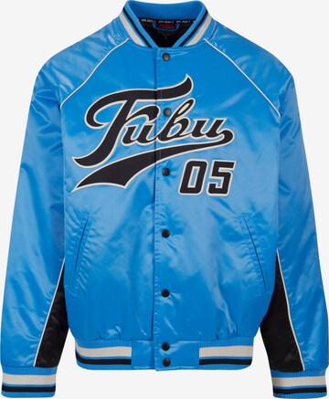 FUBU Jacke 'Varsity' in Blau: predná strana