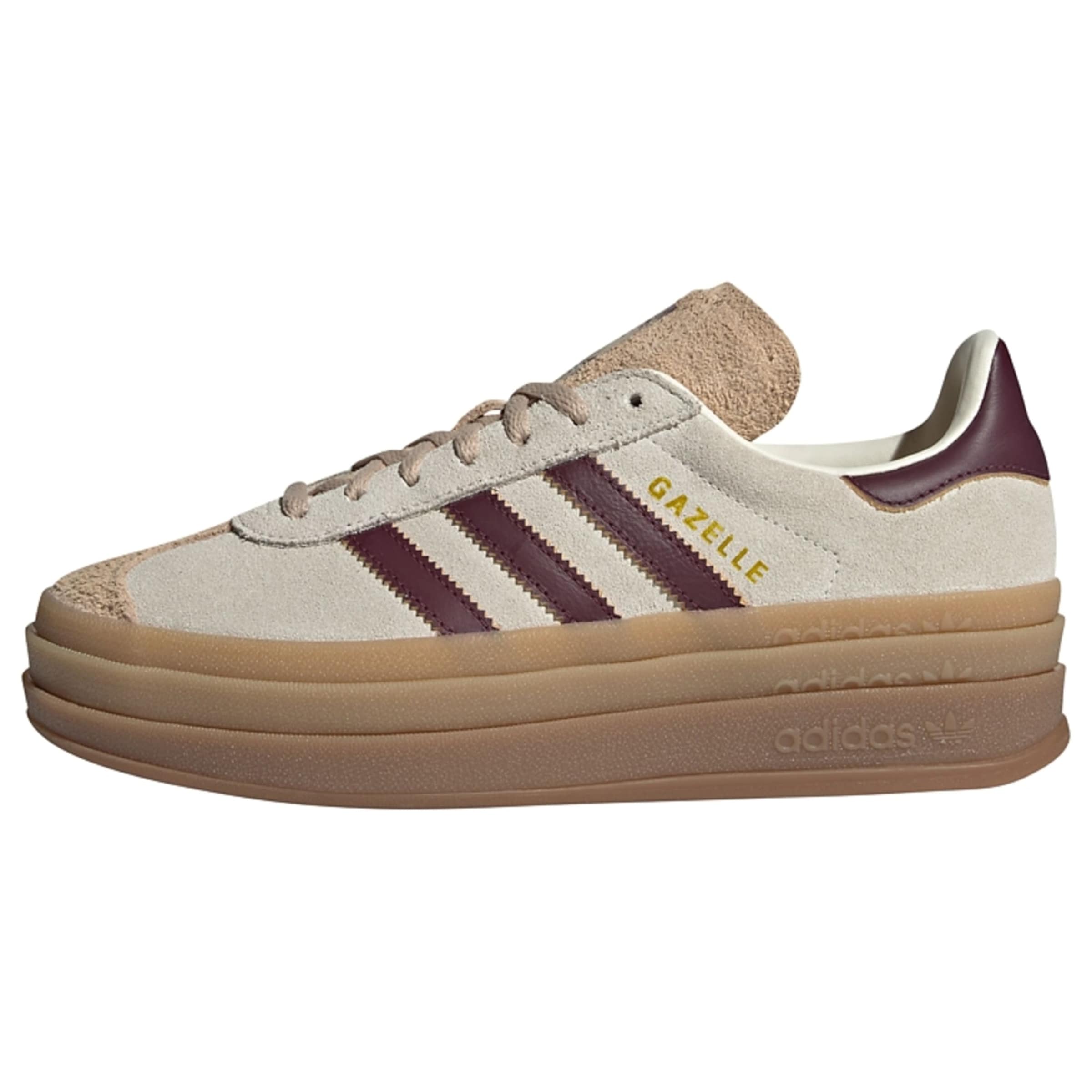 Baskets basses &#x27;Gazelle Bold&#x27; ADIDAS ORIGINALS en beige : devant