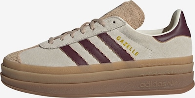 ADIDAS ORIGINALS Niske tenisice 'Gazelle Bold' u ecru/prljavo bijela / zlatna / patlidžan, Pregled proizvoda