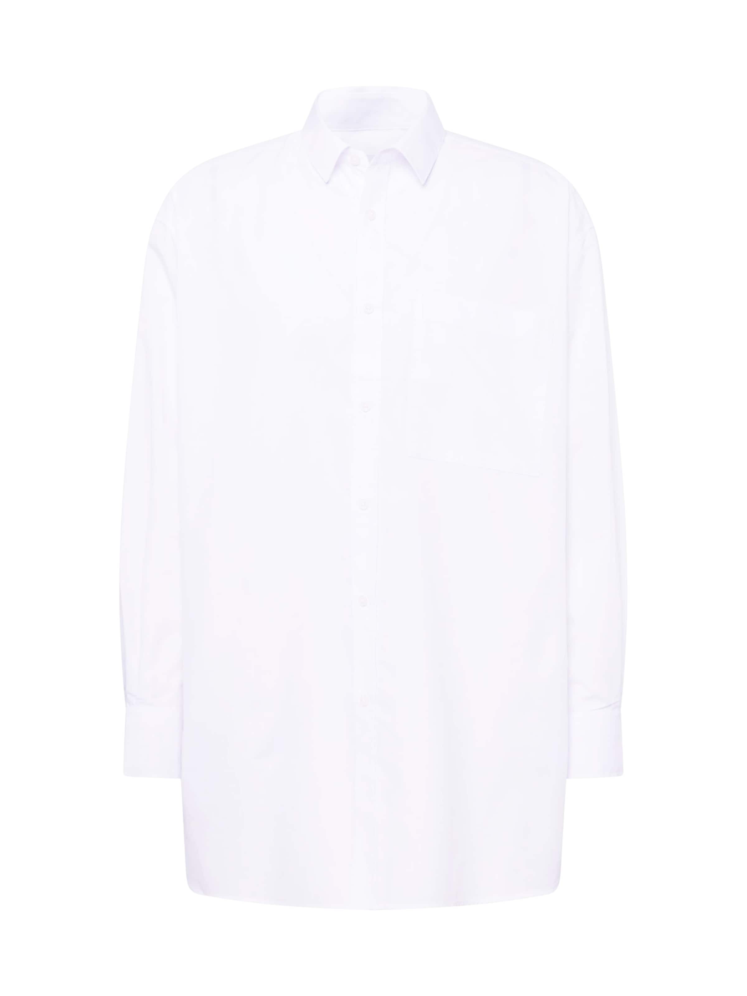 TOPMAN Regular fit Button Up Shirt in White: front