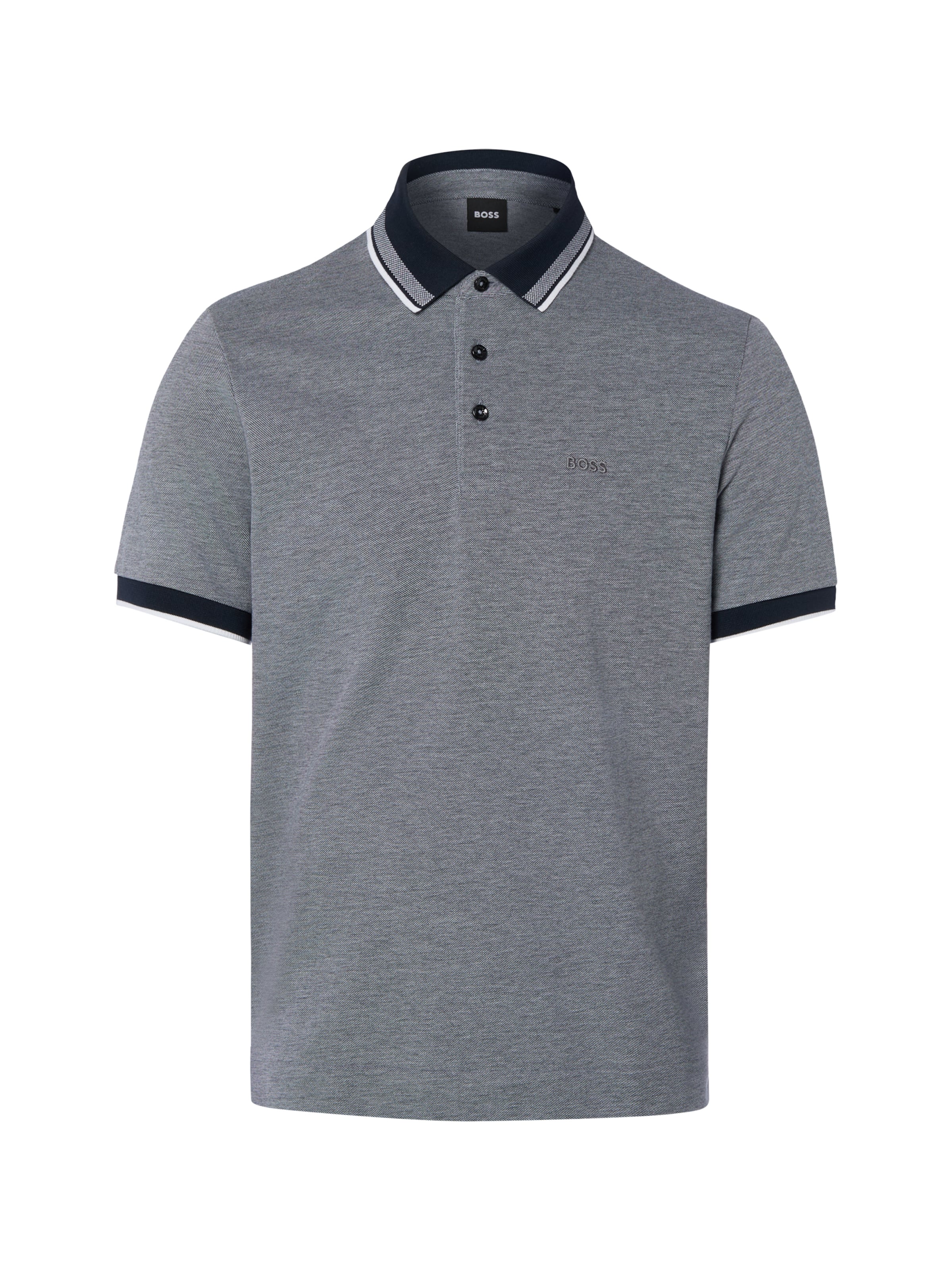 BOSS Shirt 'Prout' in S in marine / grau, Produktansicht