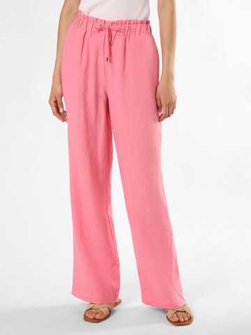 Marie Lund Loose fit Trousers in Pink: front