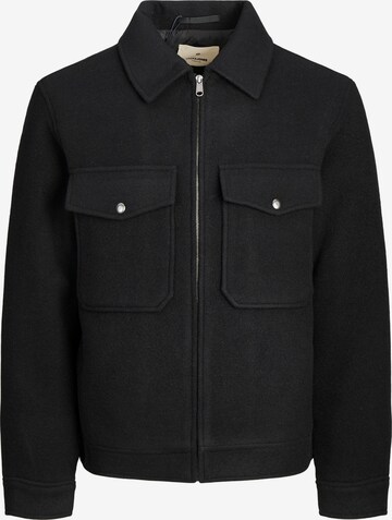 JACK & JONES Between-Season Jacket in Black: front