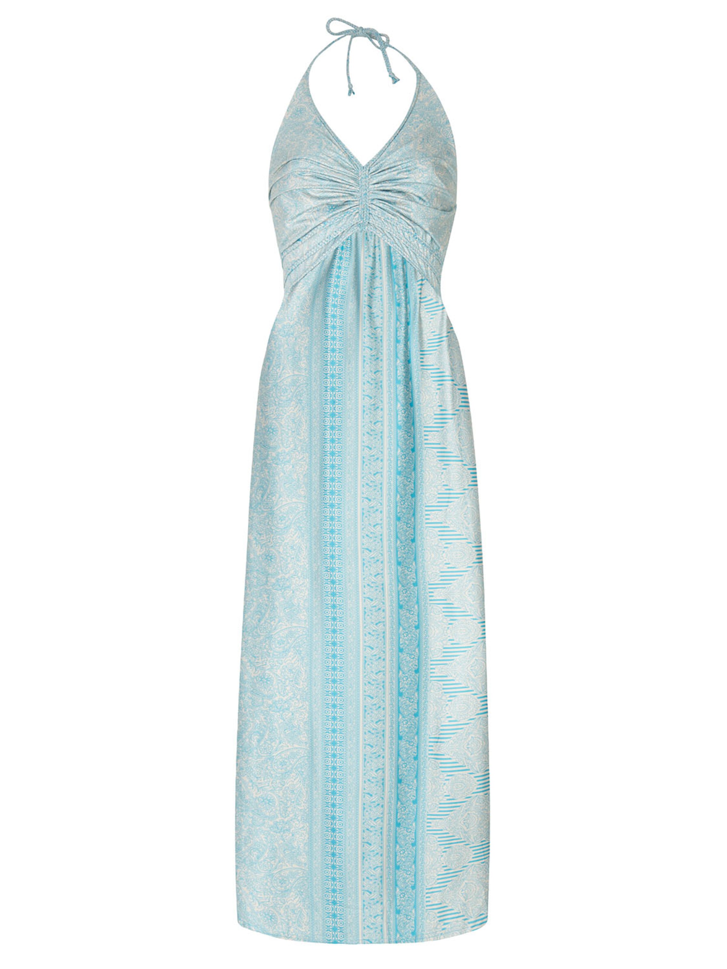 Chic by Lirette Jurk 'Halter dress Guna' in Blauw: voorkant