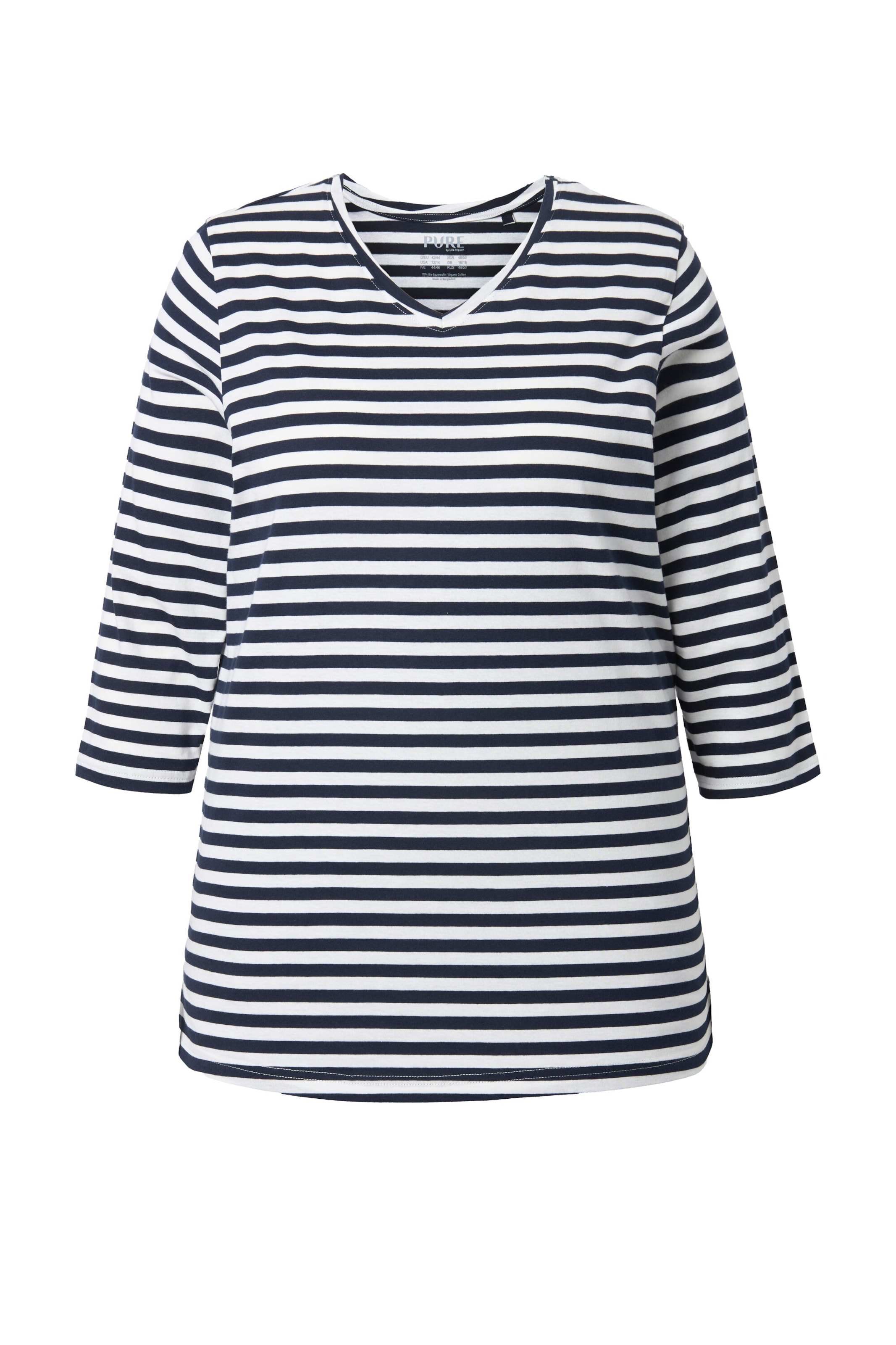 Ulla Popken Shirt in Blau: Vorderseite