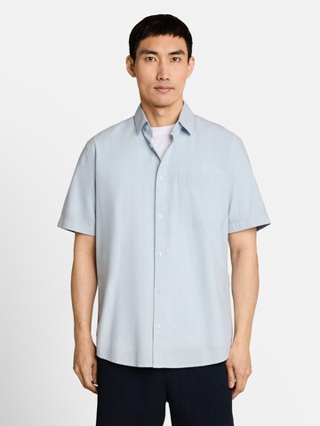 TOM TAILOR Regular fit Overhemd in Blauw: voorkant