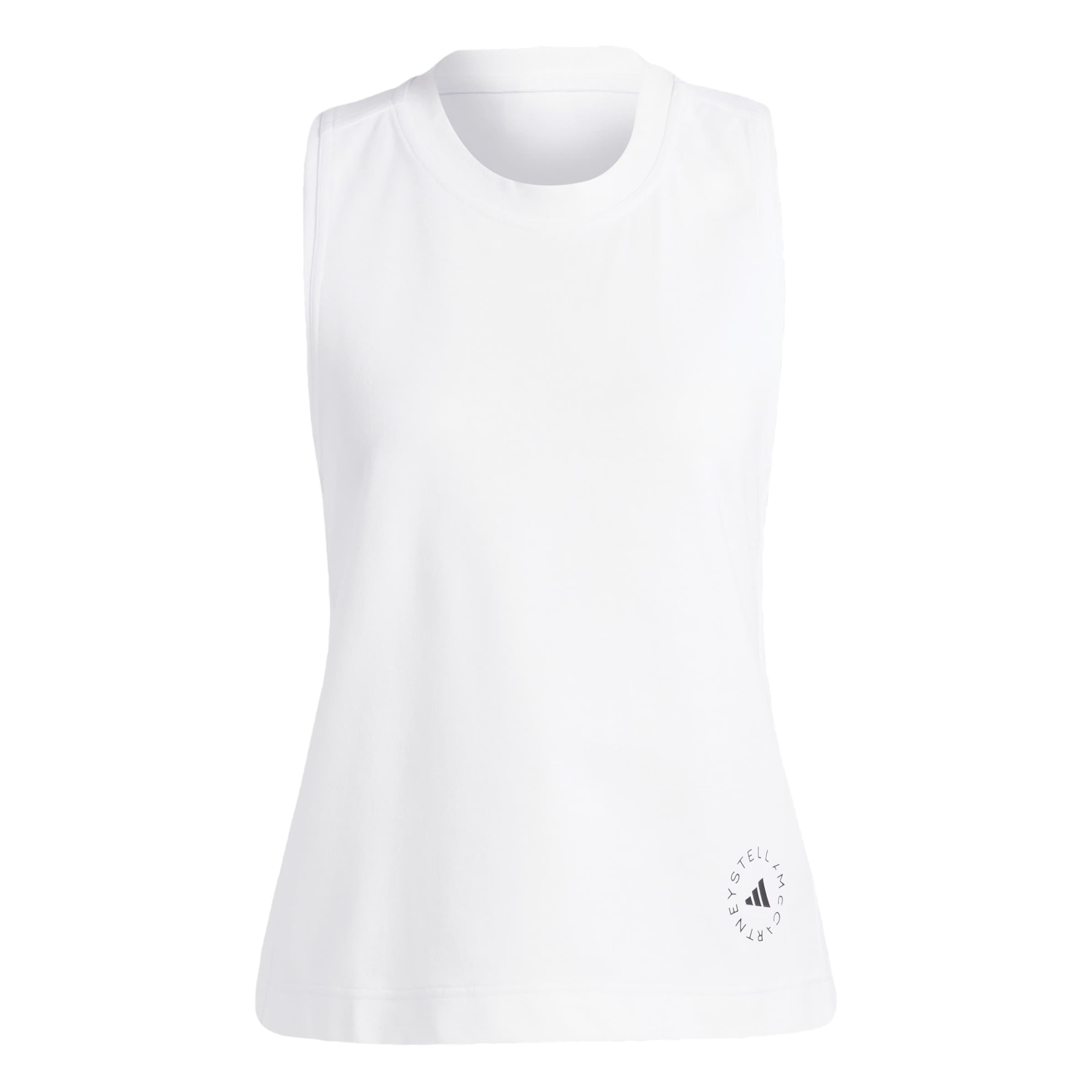 Haut de sport 'Logo' ADIDAS BY STELLA MCCARTNEY en blanc : devant
