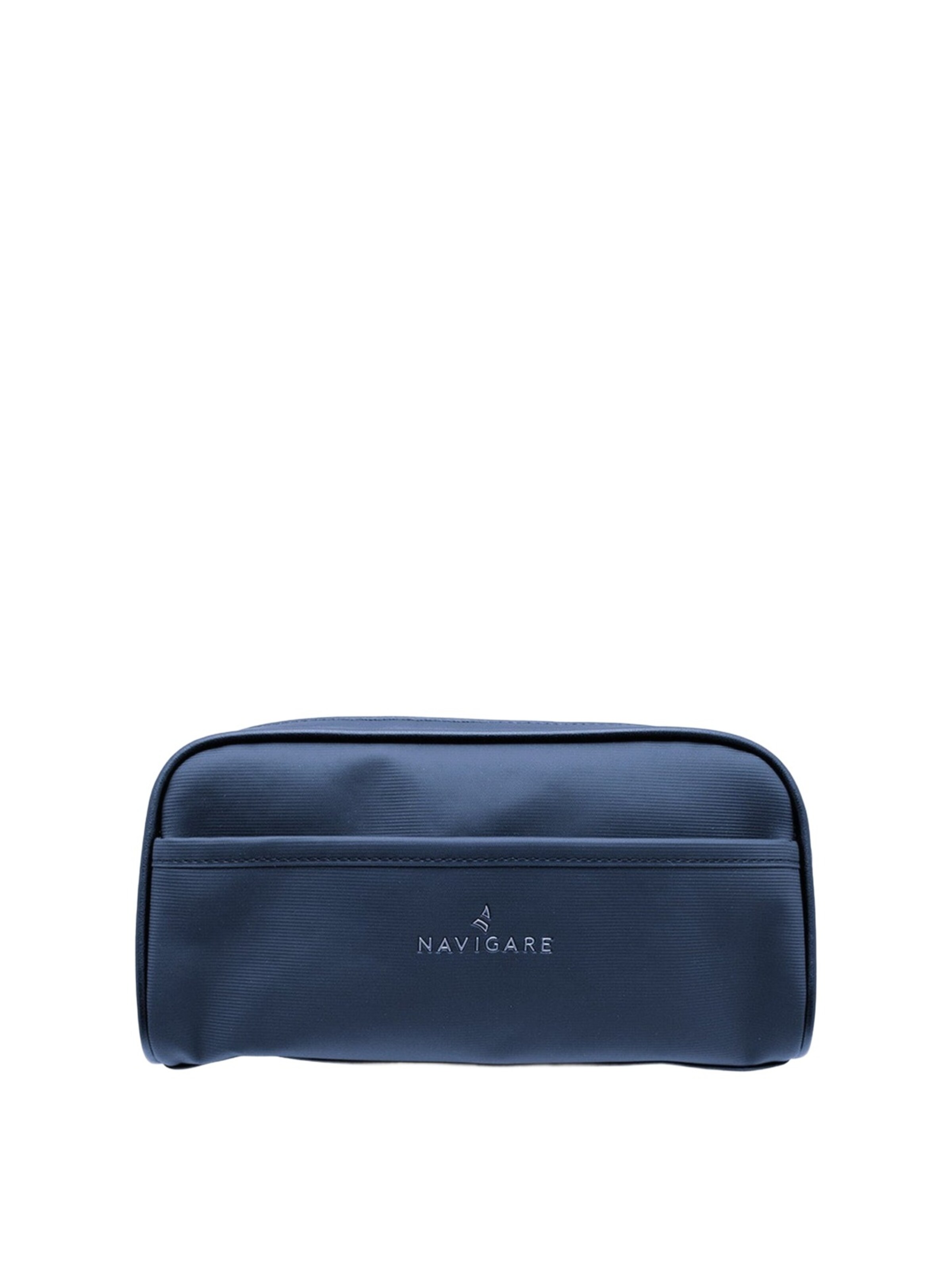Pochette 'Pochette uomo Navigare poliestere con zip' di Navigare in blu: frontale