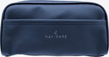 Pochette 'Pochette uomo Navigare poliestere con zip' di Navigare in blu: frontale