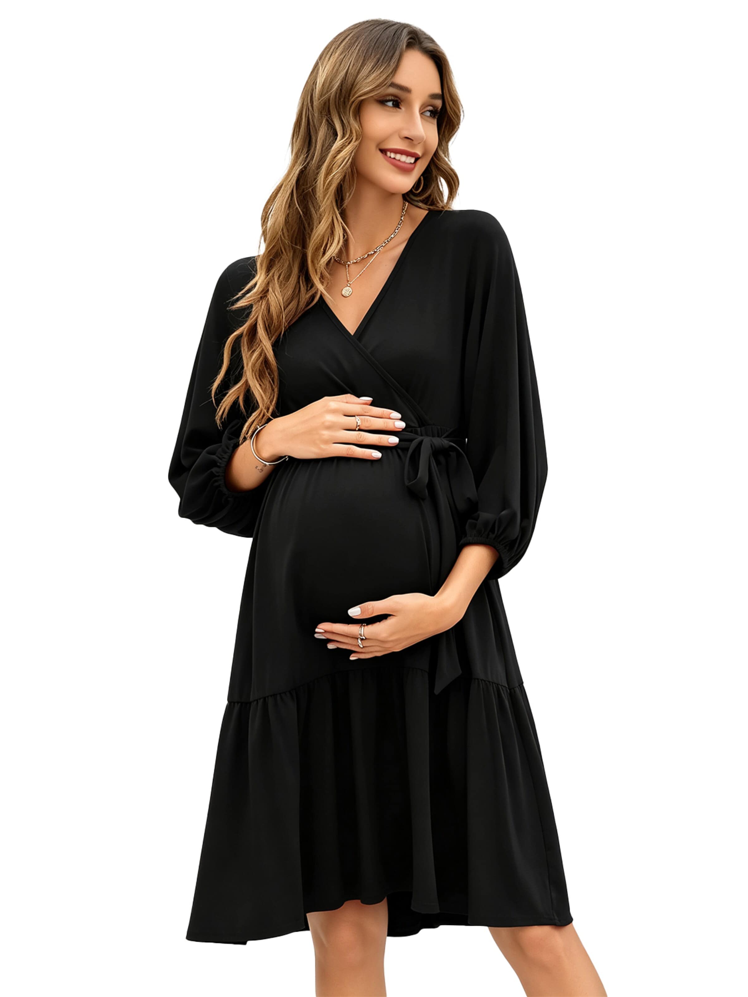 KoJooin Dress in Black: front
