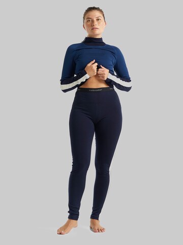 Skinny Pantalon de sport ICEBREAKER en bleu