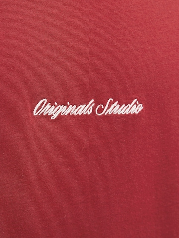 JACK & JONES Shirt 'JORNORREBRO' in Red