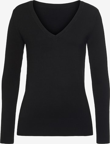 VIVANCE Sweater in Black: front